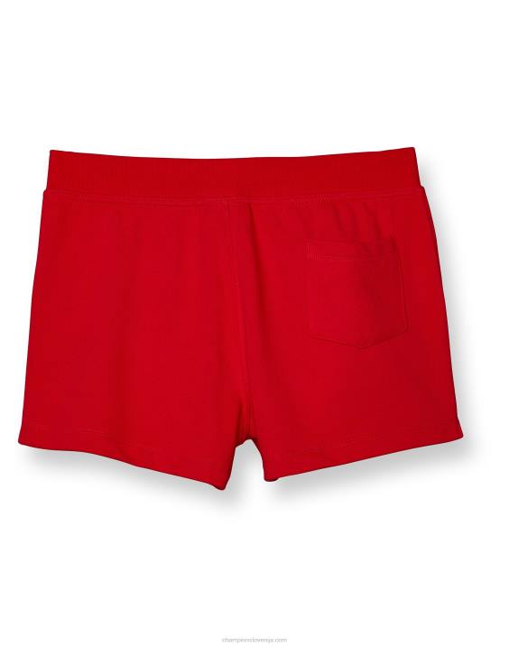 Champion ženske kratke hlače iz francoskega frotirja kampus 2,5\" 2B841498 veselo rdeče