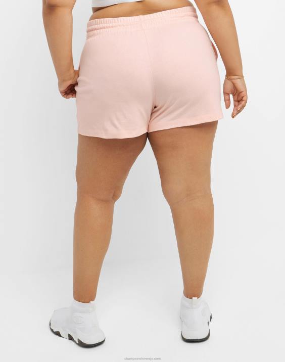 Champion ženske kratke hlače s kratkimi rokavi c logotipom 5\" (velikost več) 2B841439 bledo rdečilo roza