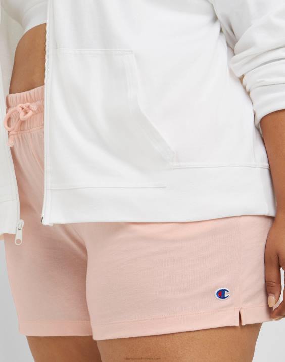 Champion ženske kratke hlače s kratkimi rokavi c logotipom 5\" (velikost več) 2B841439 bledo rdečilo roza