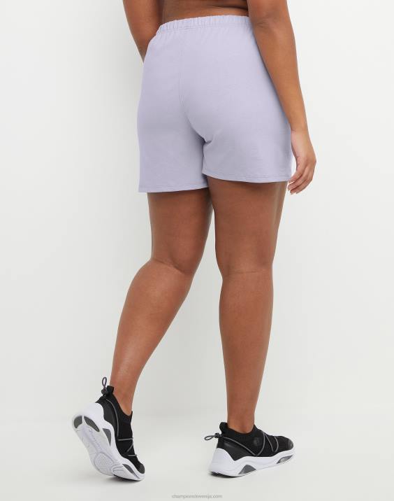 Champion ženske kratke hlače z visoko postavo 5\" 2B841500 urbana lila