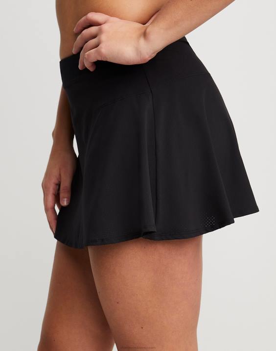 Champion ženske mestno športno krilo z volančki c logotipom 3\" 2B841504 Črna