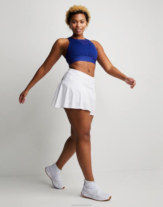 Champion ženske mestno športno krilo z volančki c logotipom 3\" 2B841505 bela