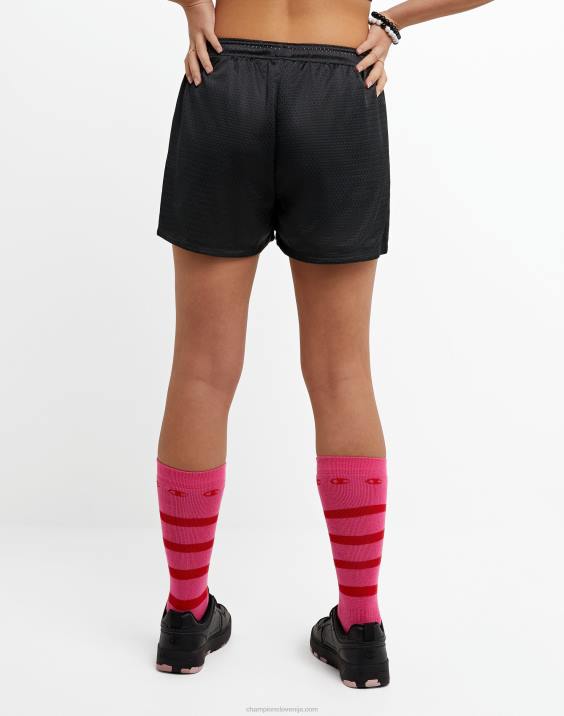 Champion ženske mrežaste kratke hlače 4\" 2B841432 Črna