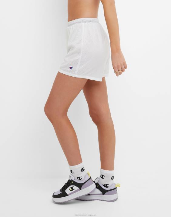 Champion ženske mrežaste kratke hlače 4\" 2B841433 bela