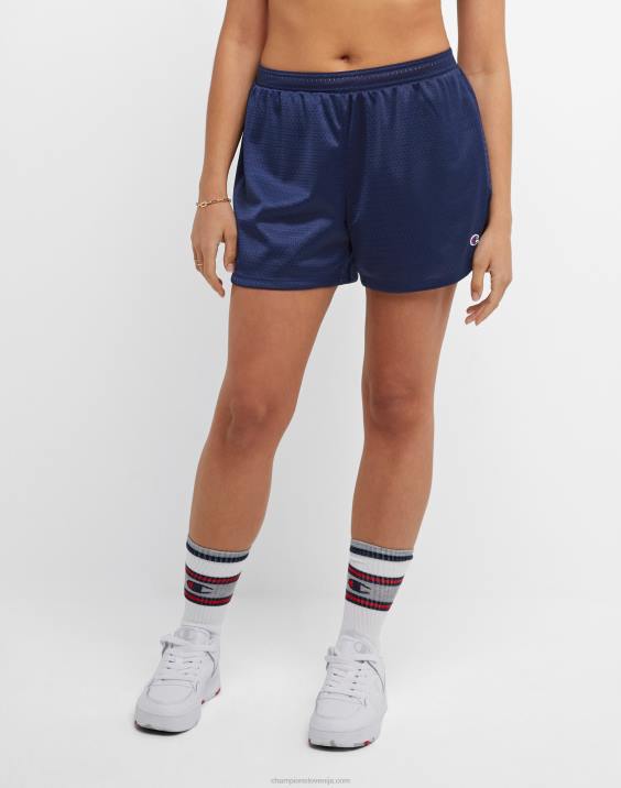 Champion ženske mrežaste kratke hlače 4\" 2B841434 atletska mornarica