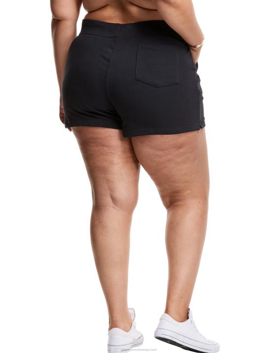 Champion ženske plus kampus kratke hlače iz francoskega frotirja 3\" 2B841518 Črna