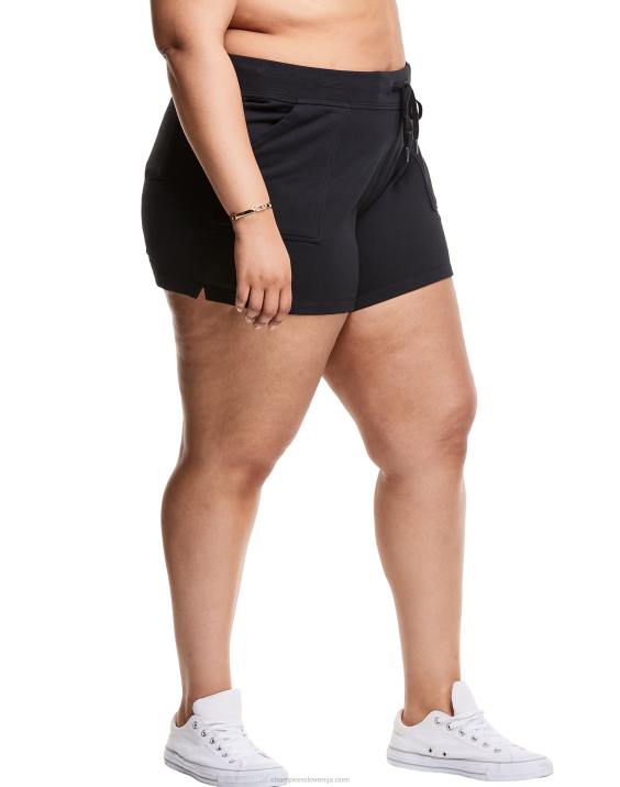 Champion ženske plus kampus kratke hlače iz francoskega frotirja 3\" 2B841518 Črna