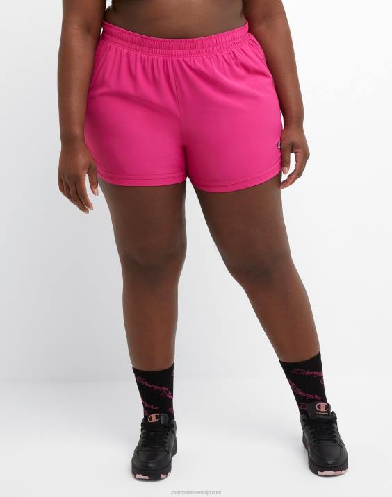 Champion ženske plus univerzitetna kratka 2,5\" 2B841469 fantastična fuksija
