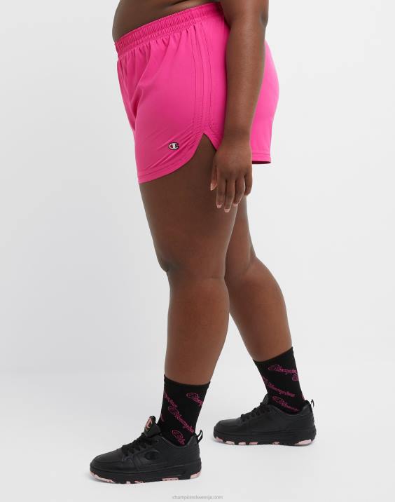 Champion ženske plus univerzitetna kratka 2,5\" 2B841469 fantastična fuksija