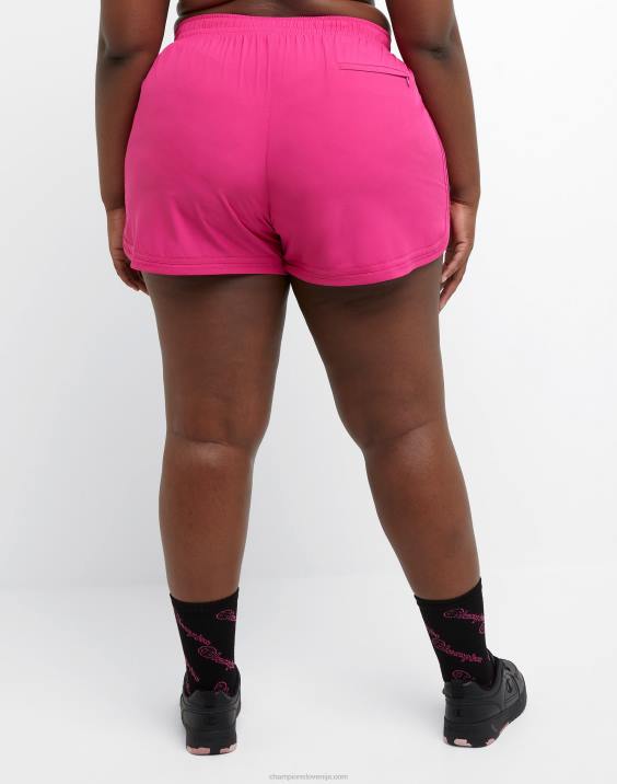 Champion ženske plus univerzitetna kratka 2,5\" 2B841469 fantastična fuksija