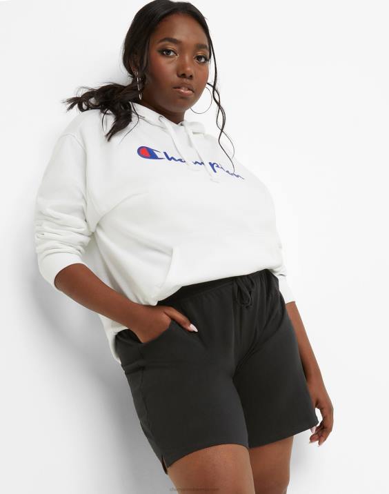 Champion ženske plus vsakdanje bombažne kratke hlače 7,5\" 2B841539 Črna