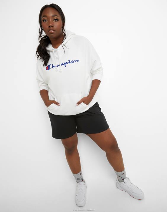 Champion ženske plus vsakdanje bombažne kratke hlače 7,5\" 2B841539 Črna