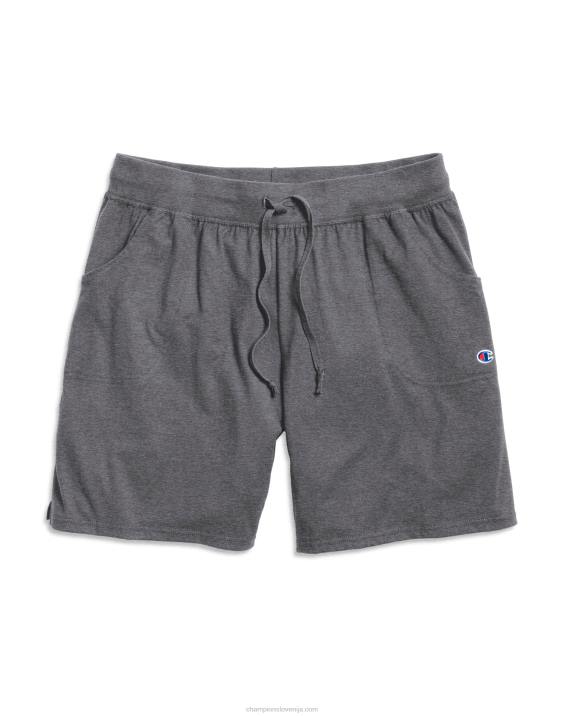 Champion ženske plus vsakdanje bombažne kratke hlače 7,5\" 2B841540 granitno resje