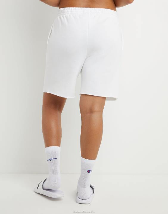 Champion ženske powerblend kratke hlače z logotipom 6,5\" 2B841513 bela
