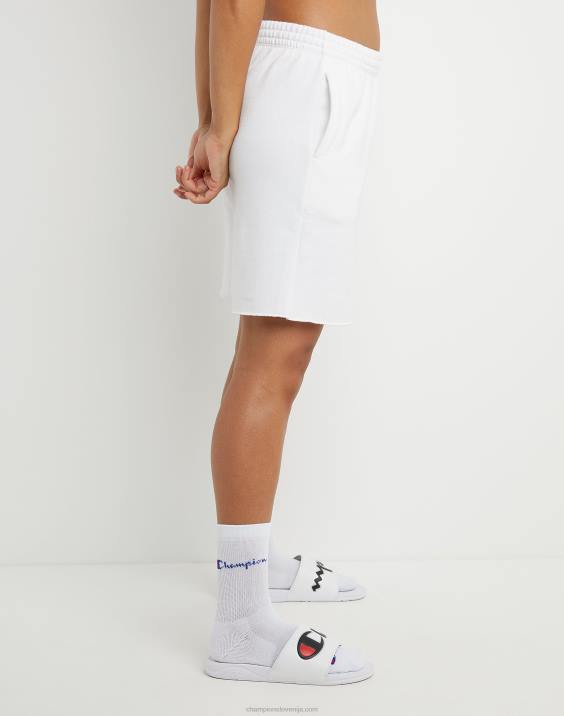 Champion ženske powerblend kratke hlače z logotipom 6,5\" 2B841513 bela