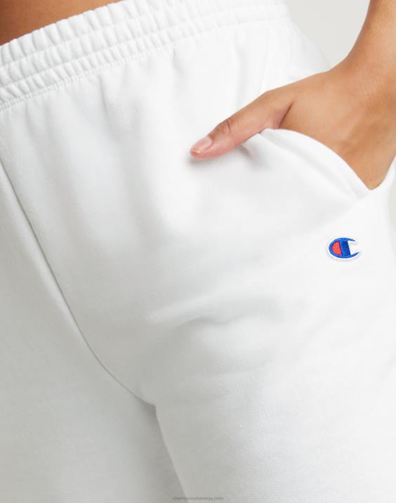 Champion ženske powerblend kratke hlače z logotipom 6,5\" 2B841513 bela