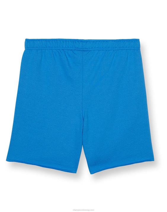 Champion ženske powerblend kratke hlače z logotipom 6,5\" 2B841515 modra šojka