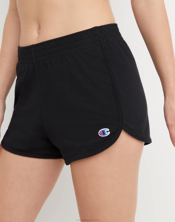 Champion ženske telovadne kratke hlače c logotipom 2,5\" 2B841533 Črna