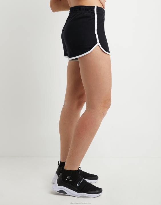 Champion ženske telovadne kratke hlače c logotipom 2,5\" 2B841534 črnobela
