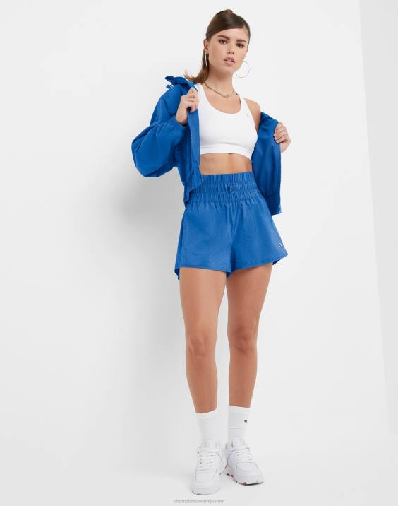 Champion ženske tkane kratke hlače z logotipom c zaplato 2,5\" 2B841421 odisejada