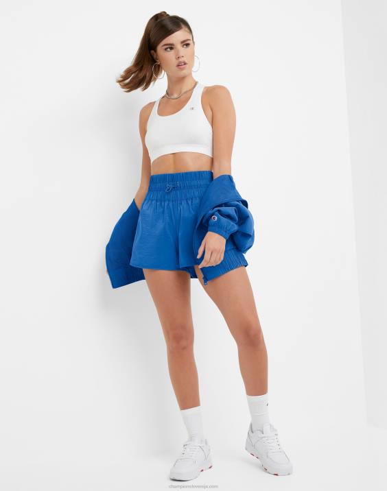 Champion ženske tkane kratke hlače z logotipom c zaplato 2,5\" 2B841421 odisejada