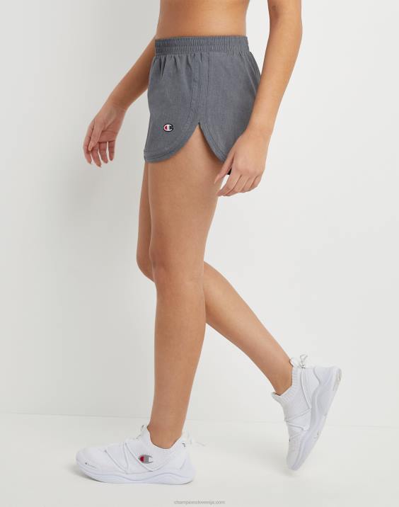 Champion ženske univerzitetne kratke hlače z notranjim šivom 3,5\". 2B841522 ogljikovo sivo resje