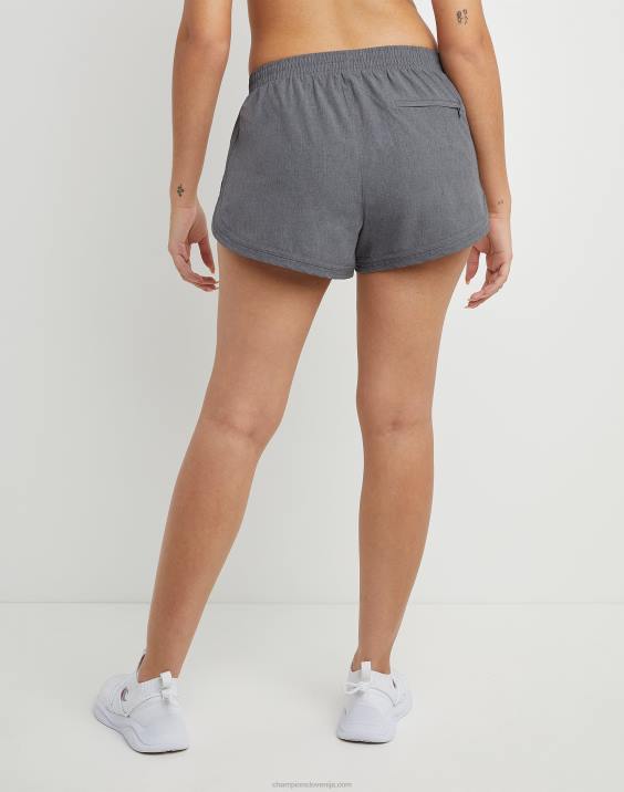 Champion ženske univerzitetne kratke hlače z notranjim šivom 3,5\". 2B841522 ogljikovo sivo resje