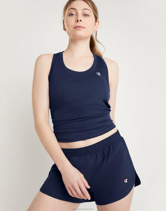 Champion ženske univerzitetne kratke hlače z notranjim šivom 3,5\". 2B841527 atletska mornarica