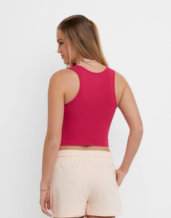 Champion ženske avtentičen logotip obrezovanja na vrhu 2B841374 jagodno rdečilo