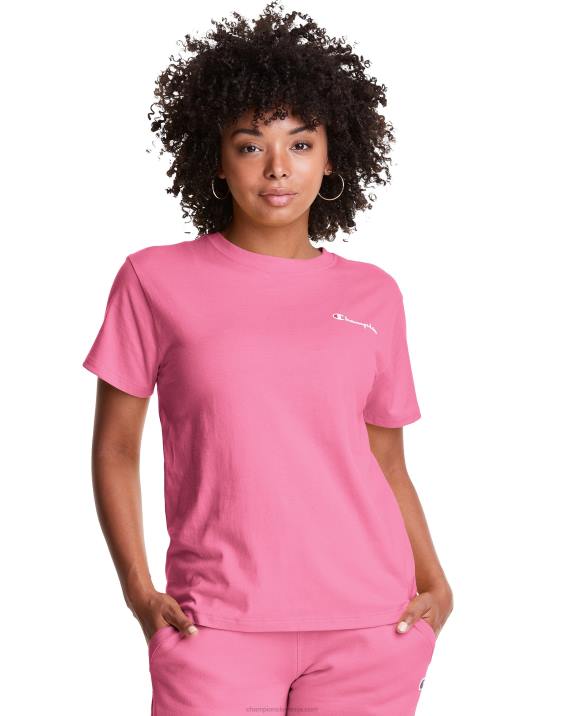 Champion ženske klasični logotip za majico 2B842060 roza trak