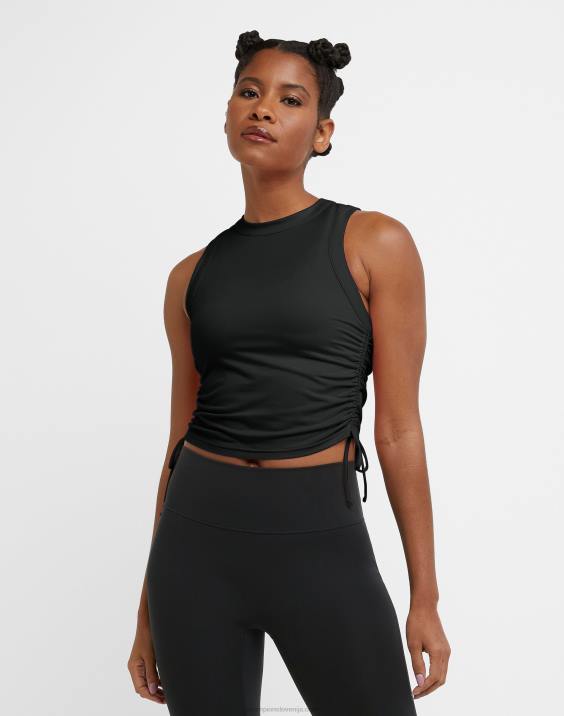 Champion ženske mehke vrvice brez rokavov 2B841324 Črna