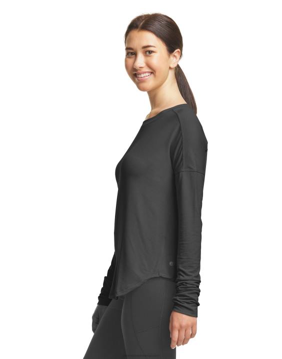 Champion ženske modna majica z dolgimi rokavi c9 2B841666 ebenovina