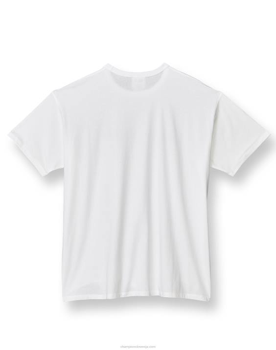 Champion ženske prevelik logotip z okrasnim kamenčkom 2B842033 bela