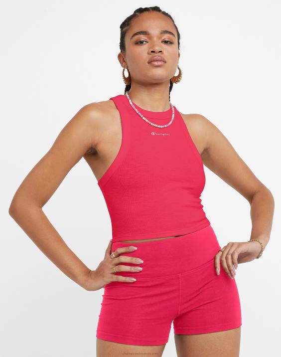 Champion ženske rebrasti tank klasični scenarij 2B841318 patrulja rdeča