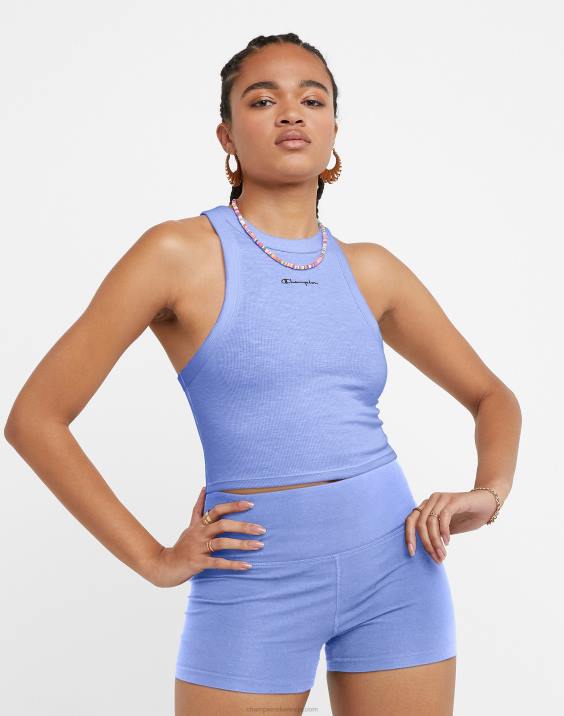 Champion ženske rebrasti tank klasični scenarij 2B841322 očarljiva modra