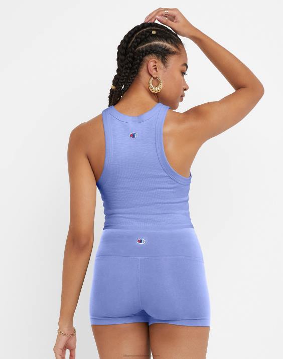Champion ženske rebrasti tank klasični scenarij 2B841322 očarljiva modra