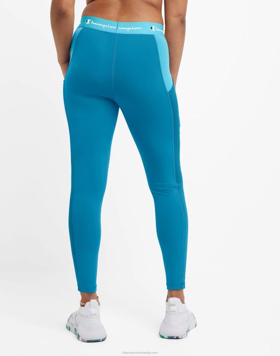 Champion ženske absolutne 7/8 pajkice 25\" 2B841287 rockin teal/svetlo nebesno modra