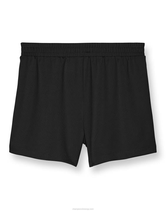 ChampionMrežaste športne kratke hlače za velike deklice, odsevni c logotip 3,25\" 2B841798 Črna