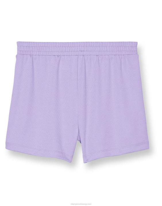 ChampionMrežaste športne kratke hlače za velike deklice, odsevni c logotip 3,25\" 2B841800 slano vijolična