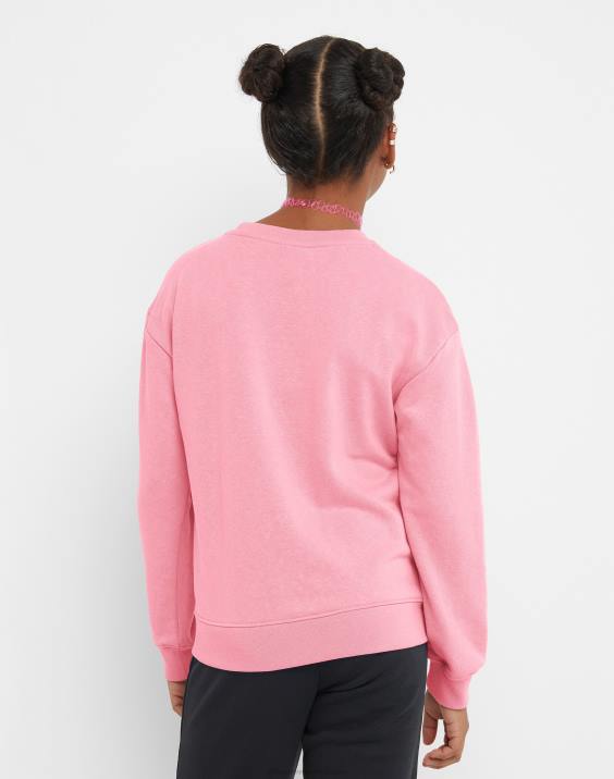 Championklasična mavrična pisava francoskega frotirja za velika dekleta 2B841773 iskričasto roza