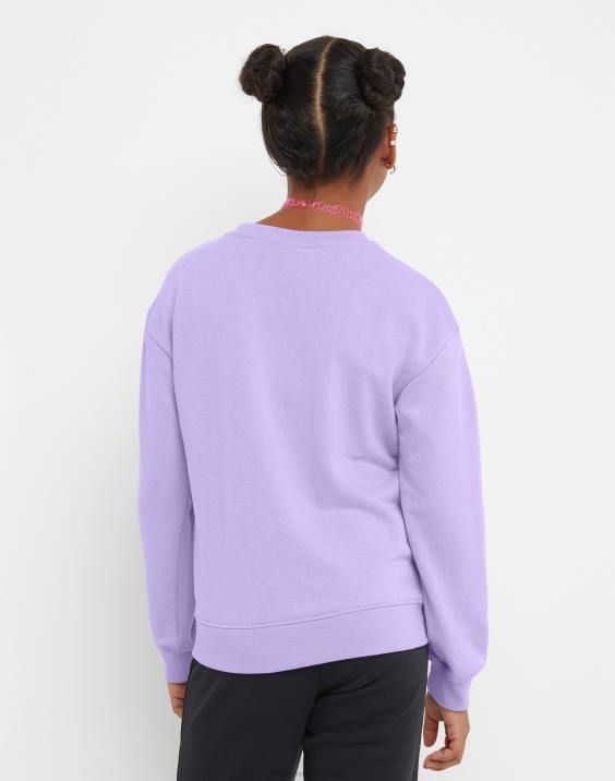 Championklasična mavrična pisava francoskega frotirja za velika dekleta 2B841774 slano vijolična