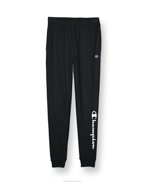 Championvelike otroške francoske jogger hlače za fante classic script 25" 2B841901 Črna