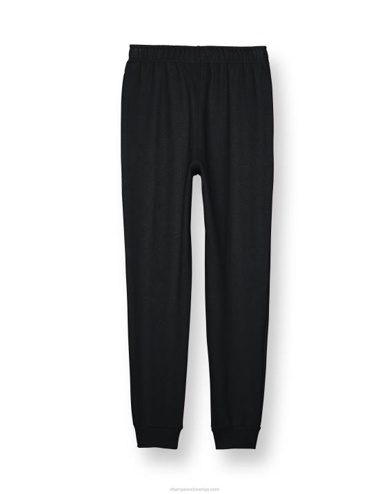 Championvelike otroške francoske jogger hlače za fante classic script 25\" 2B841901 Črna