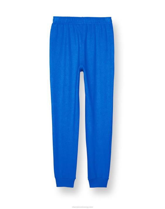 Championvelike otroške francoske jogger hlače za fante classic script 25\" 2B841903 bozzetto modra