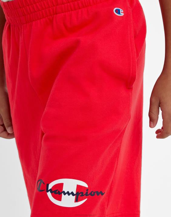 Championfantovske bombažne kratke hlače icon c 8\" 2B841867 škrlat