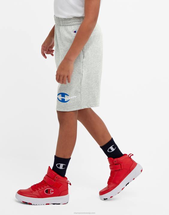 Championfantovske bombažne kratke hlače icon c 8\" 2B841870 oksfordsko sivo resje