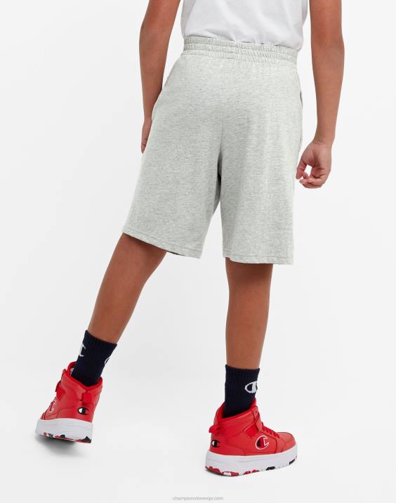 Championfantovske bombažne kratke hlače icon c 8\" 2B841870 oksfordsko sivo resje