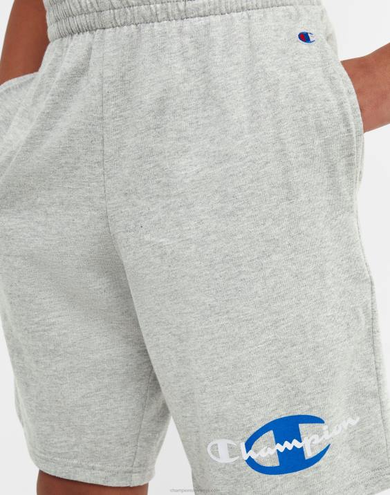 Championfantovske bombažne kratke hlače icon c 8\" 2B841870 oksfordsko sivo resje