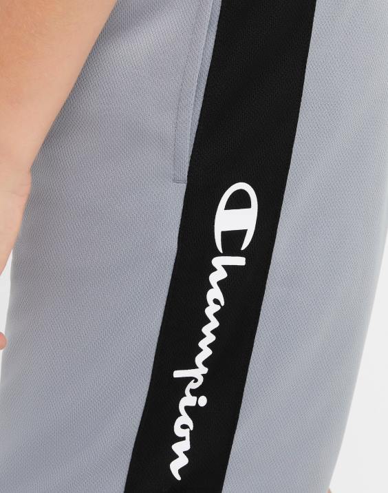 Championvelike otroške deške kratke hlače colorblock 8\" 2B841875 beton/črna