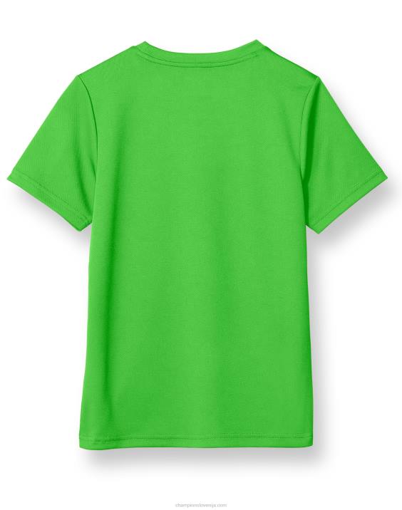 Championvelika otroška fantovska majica s kratkimi rokavi s klasičnim scenarijem 2B841857 bujno zelena